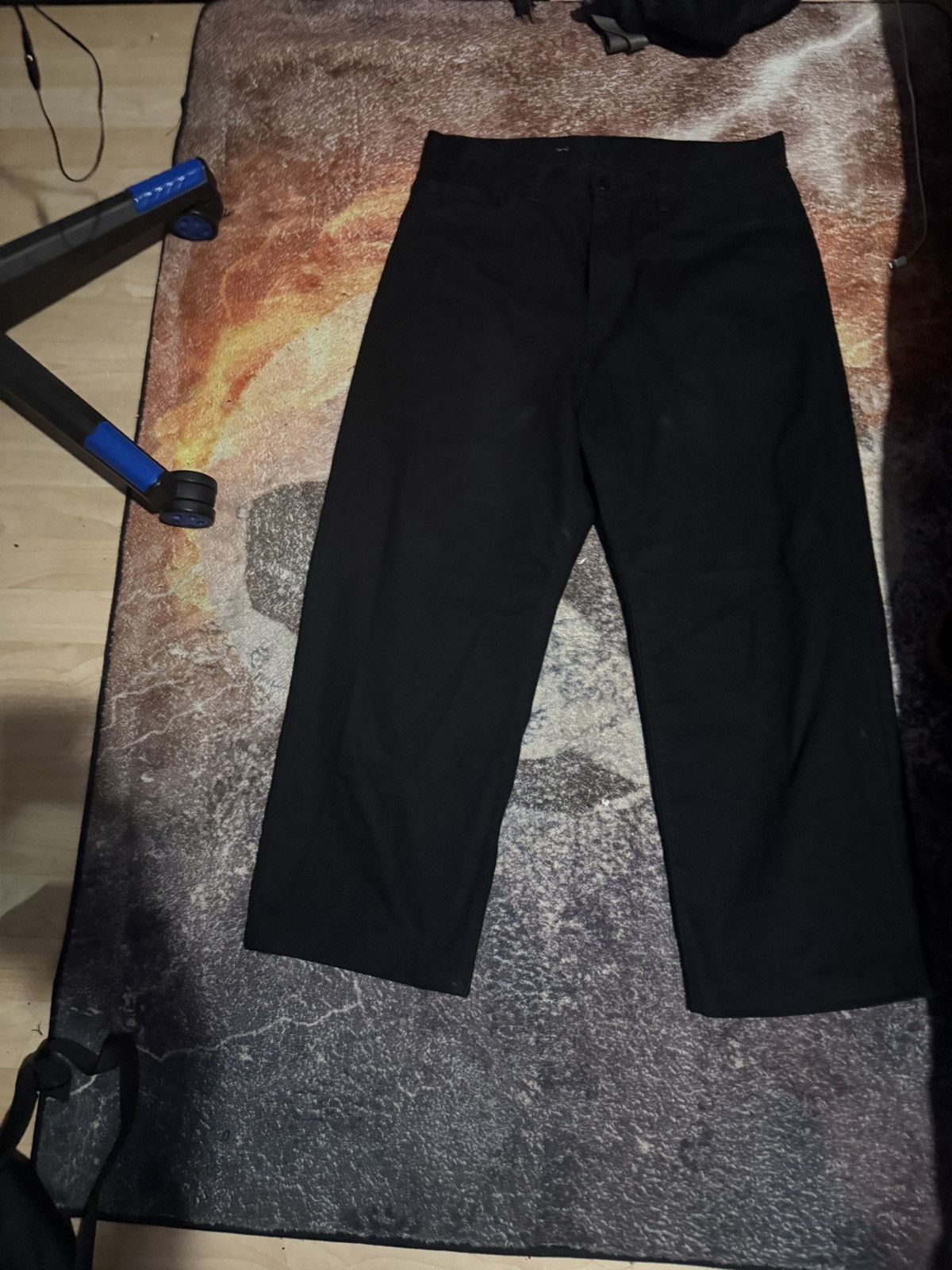 Carhartt Nice baggy black carrhart jeans Size US 32 / EU 48 - 1 Thumbnail