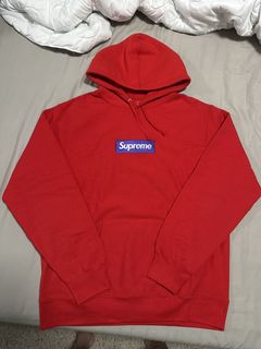 Red purple store supreme box logo