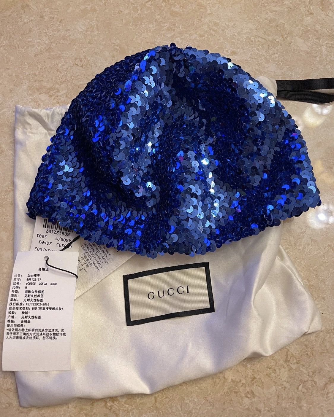 Gucci Runway sequined hat Gucci Size ONE SIZE - 2 Thumbnail
