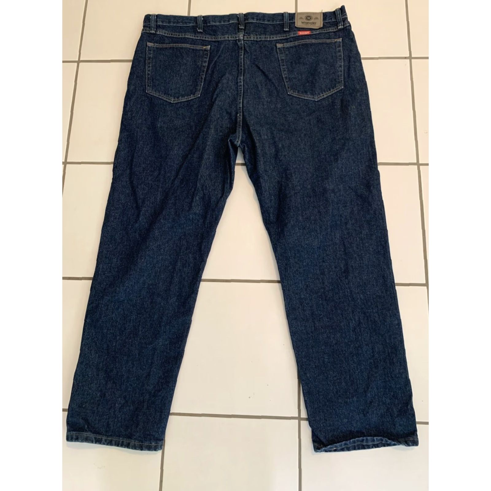 Wrangler Wrangler Jeans 44x30 Blue Denim Straight Fit Comfort Easy Care Regular Mens Size US 44 / EU 60 - 2 Thumbnail