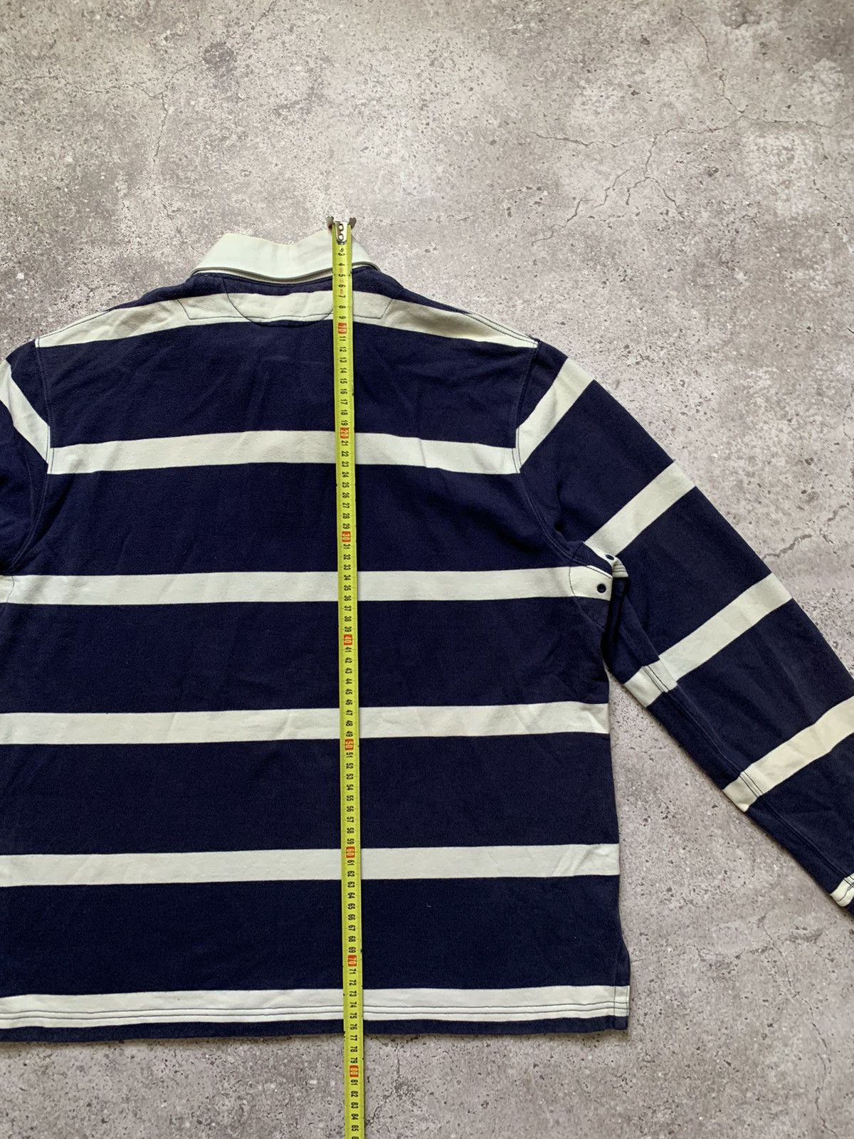 Polo Ralph Lauren × Vintage Vintage Ralph Lauren Rugby Striped Long sleeve Size US XL / EU 56 / 4 - 8 Thumbnail