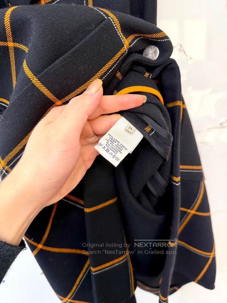 Hermes Plaid coat