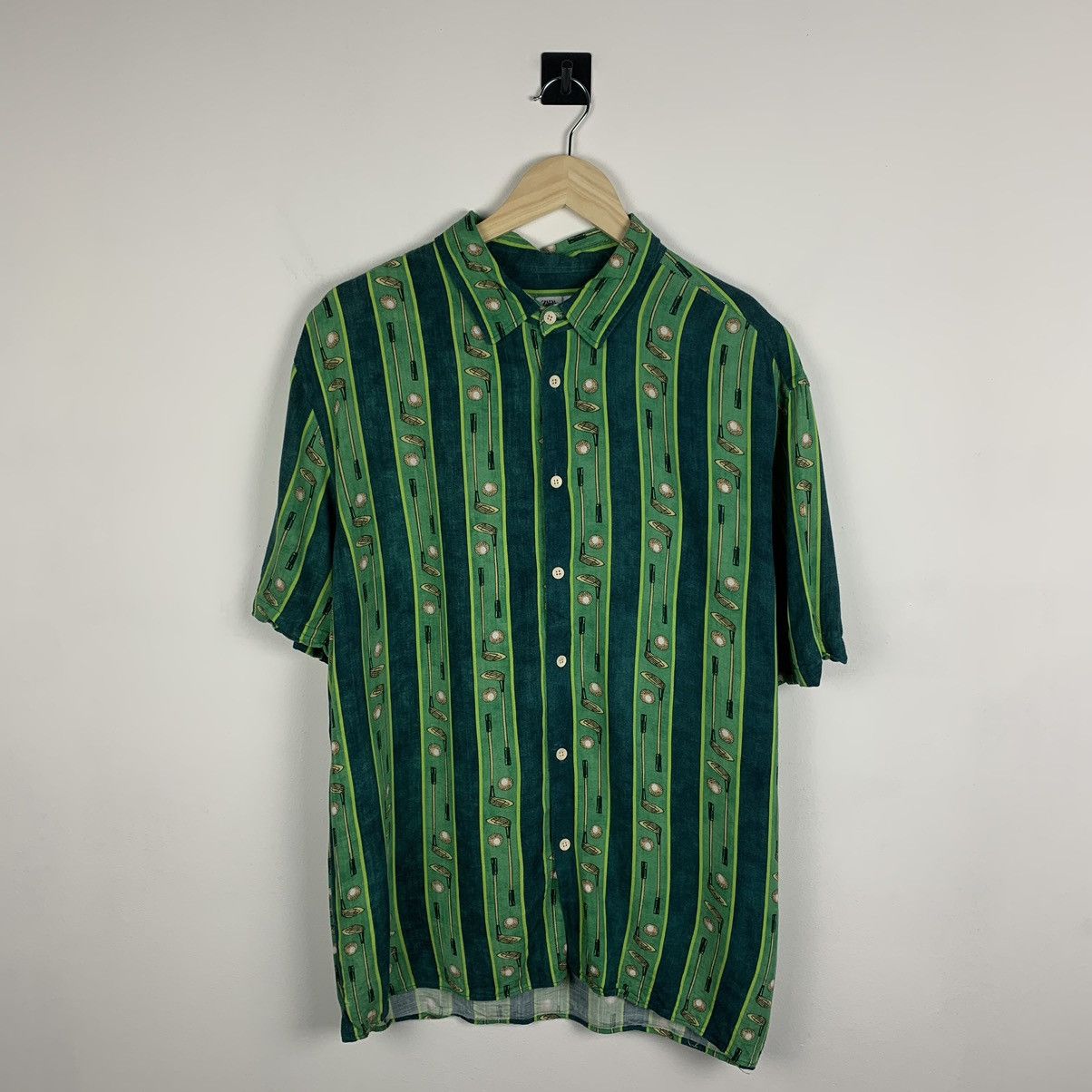 Zara Zara Hawaiian Crazy Golf Shirt Multicolor Old Money Style Size US XL / EU 56 / 4 - 1 Thumbnail