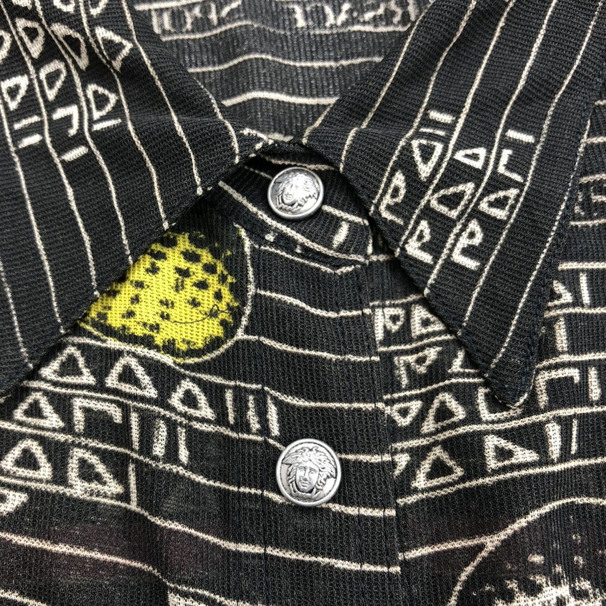 Versace 🇮🇹1990s Vintage Versace Silk Shirt Luxury Italian Designer Size US M / EU 48-50 / 2 - 6 Thumbnail