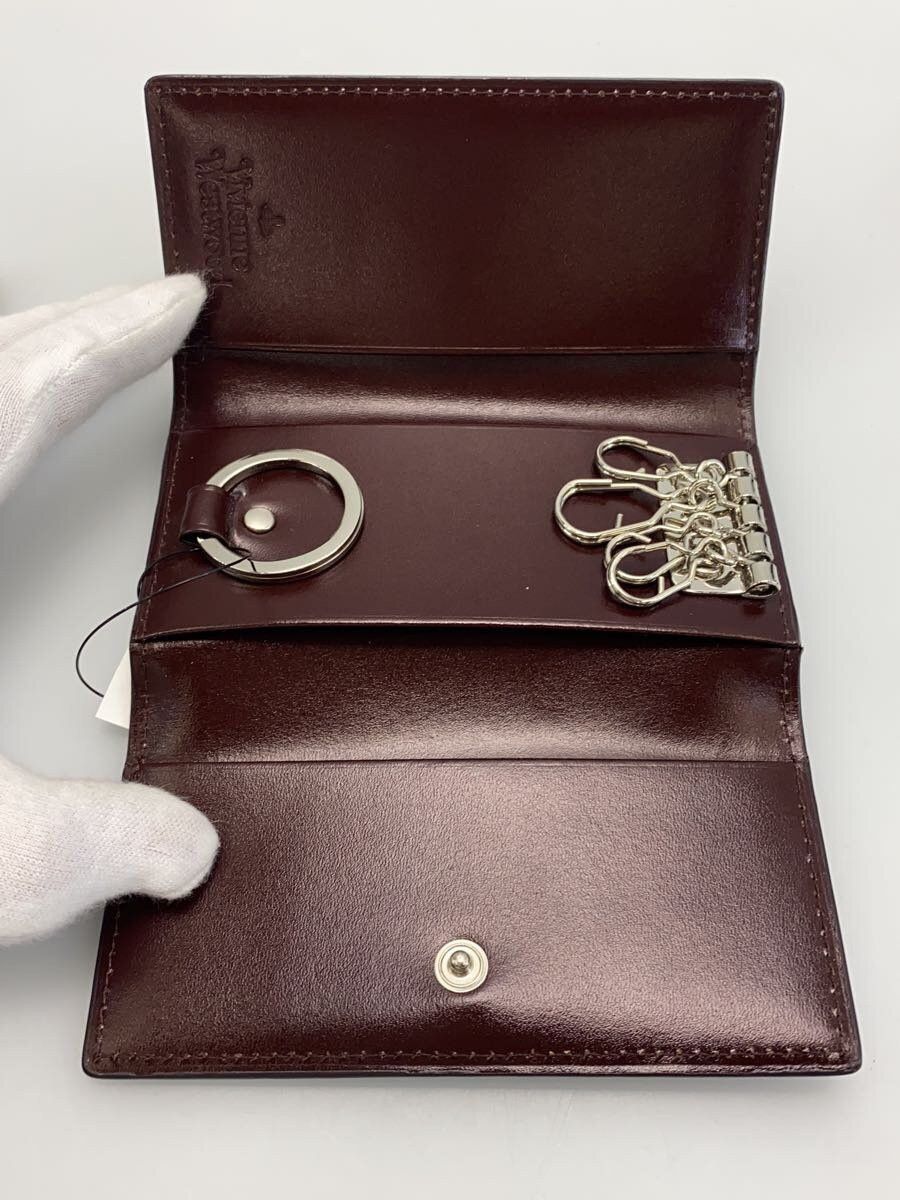 Vivienne Westwood Vivienne Westwood Plain Key Case Bordeaux Size ONE SIZE - 4 Thumbnail