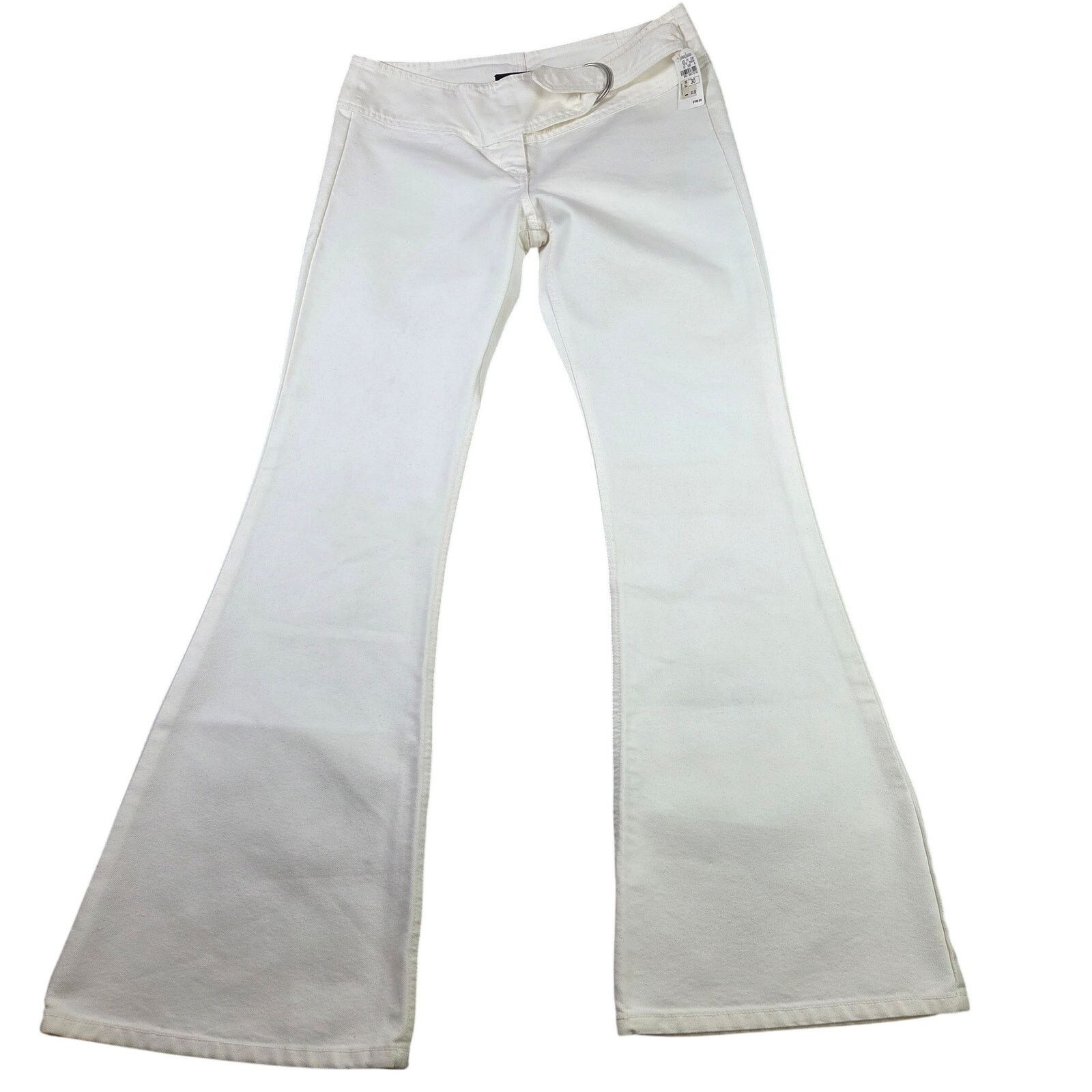 Vintage Juicy Jeans USA White Low Rise Flare Pants Size 30 Size 30" / US 8 / IT 44 - 1 Thumbnail