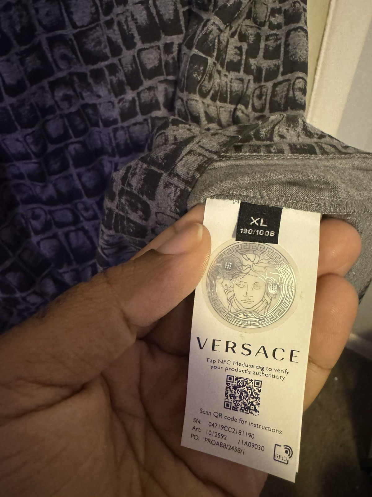 Versace versace crocodile coccodrillo t shirt size XL BNWT Size US XL / EU 56 / 4 - 8 Thumbnail