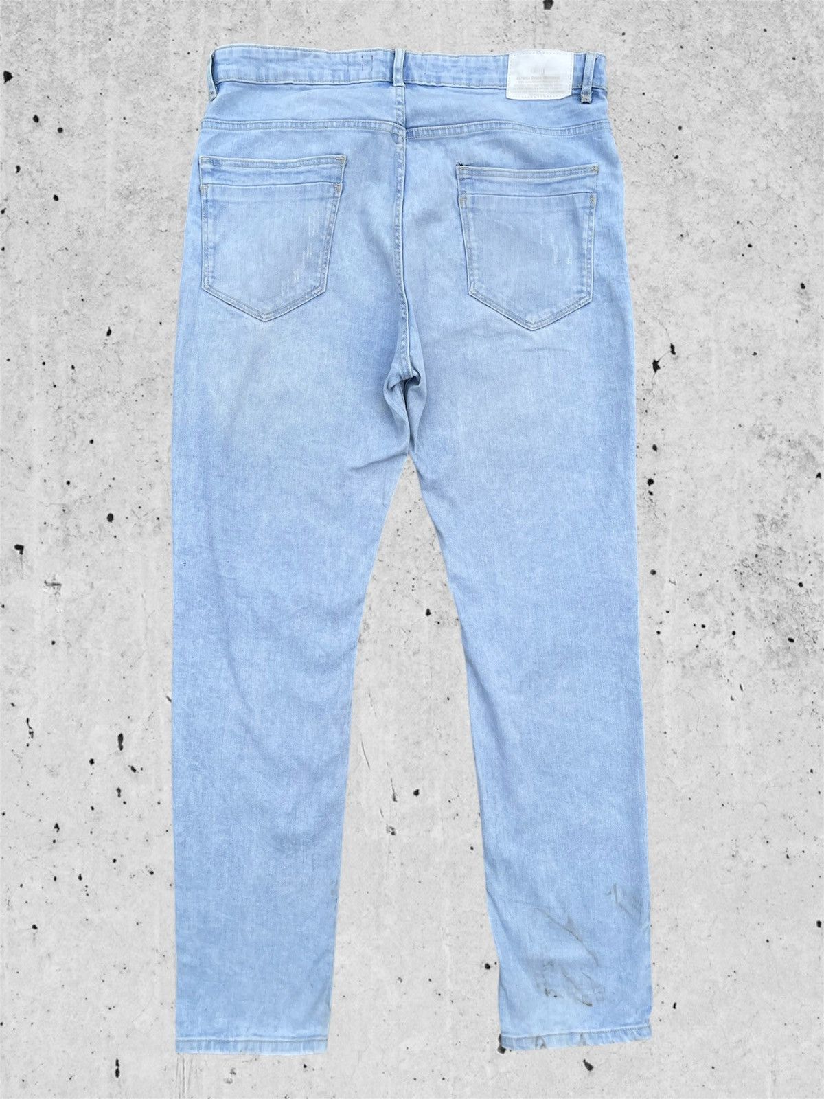 Bershka × Jean 🔥 Bershka Light Blue Distressed Denim W36 🔥 Size US 36 / EU 52 - 8 Thumbnail