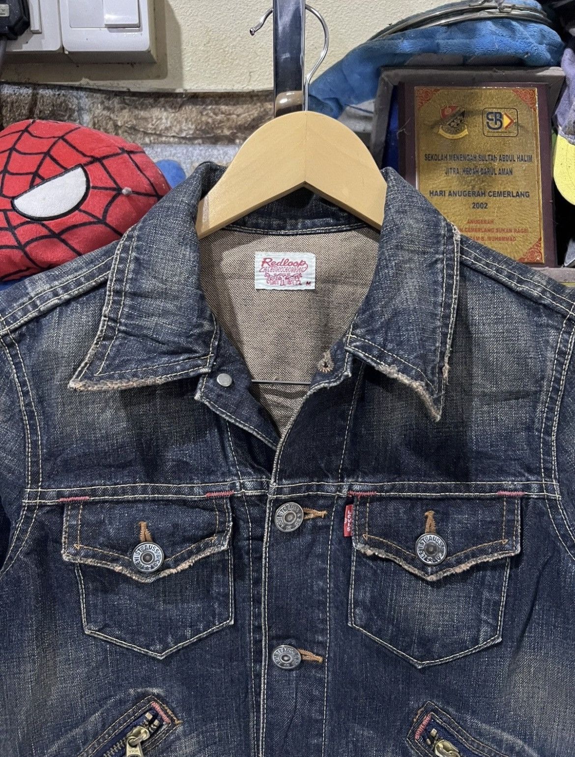 Levi's 🔥Vintage Levis Redloop Denim Jacket Size S / US 4 / IT 40 - 4 Thumbnail