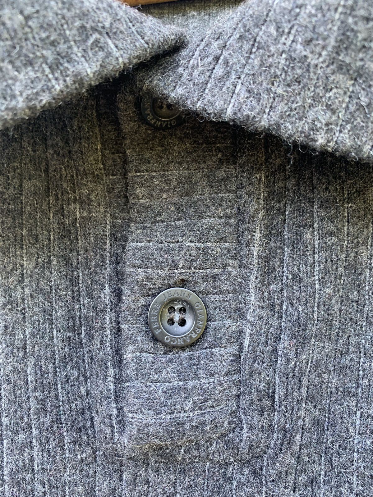 Gianfranco Ferre Vintage Gianfranco Ferre Ribbed Turtleneck Wool Sweater Size US M / EU 48-50 / 2 - 19 Thumbnail