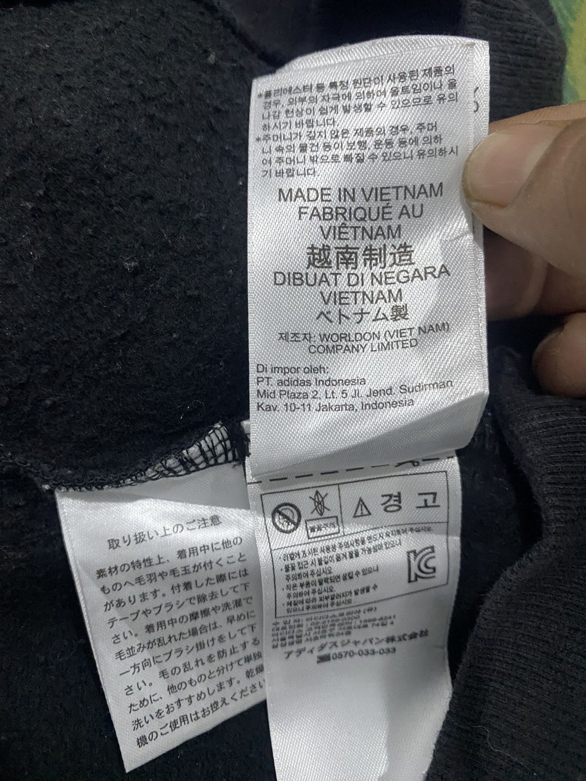 Adidas Adidas hoodie big logo Size US L / EU 52-54 / 3 - 7 Thumbnail