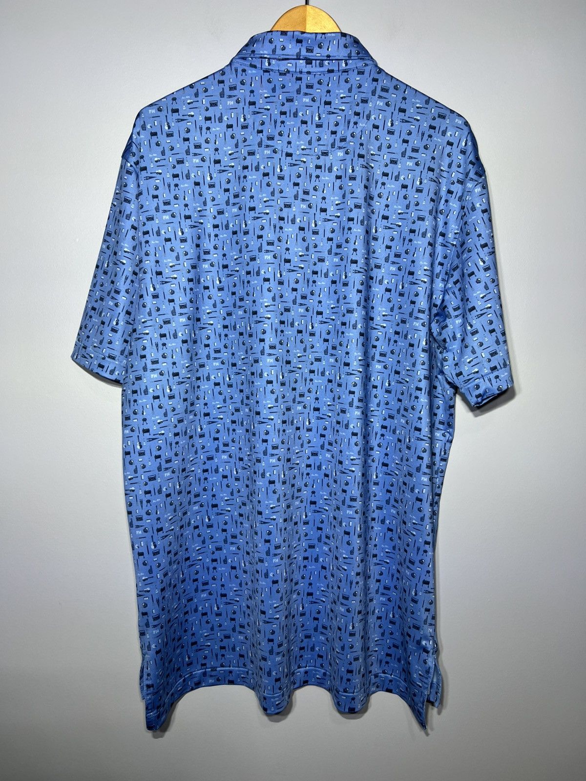 Peter Millar Peter Millar Polo Summer Comfort Golf BBQ Tailgate Print Size US L / EU 52-54 / 3 - 4 Thumbnail