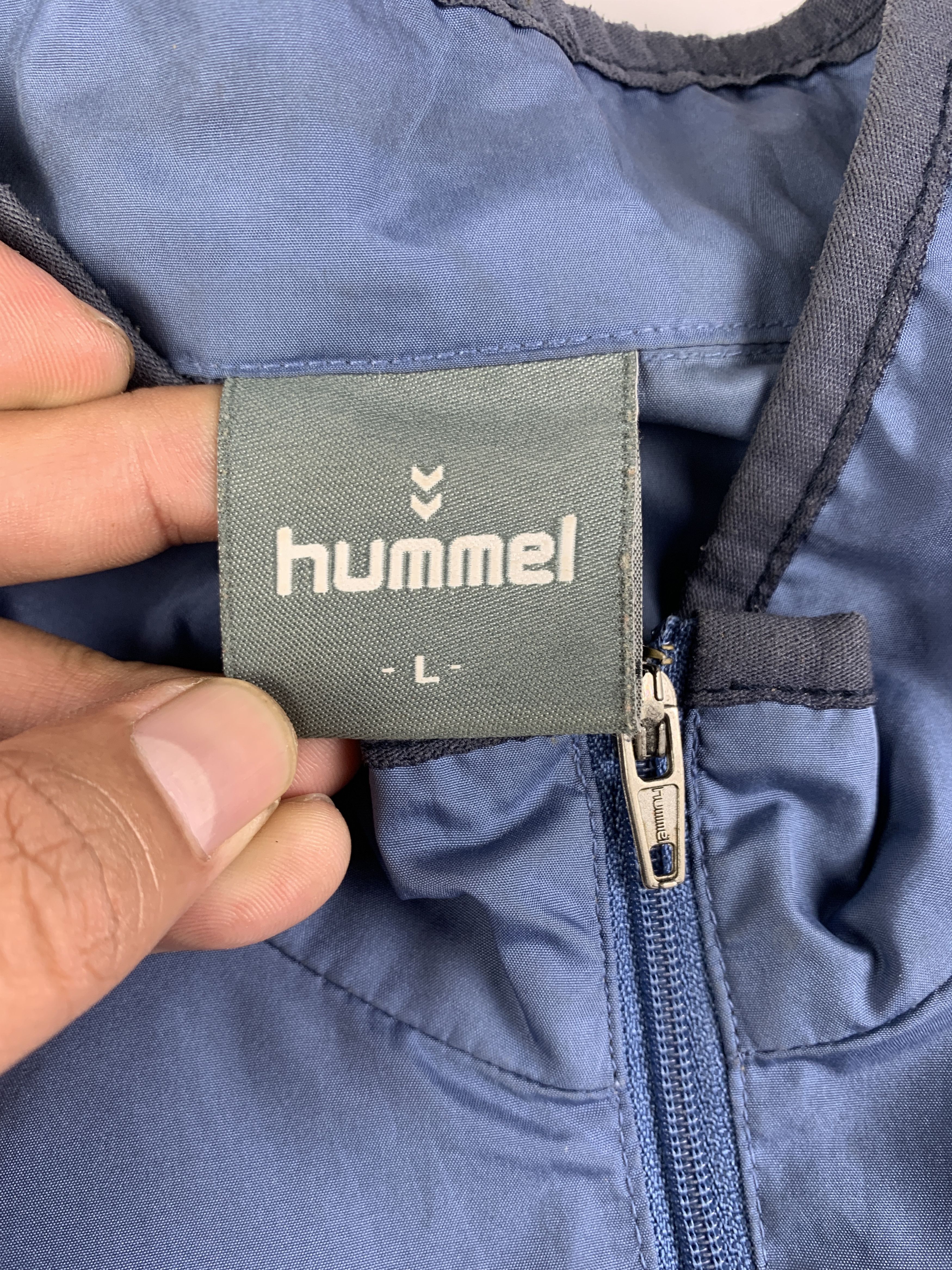 Hummel 2000s Hummel Denmark Halfzip Soccer Windbreaker (L) Size US L / EU 52-54 / 3 - 9 Thumbnail