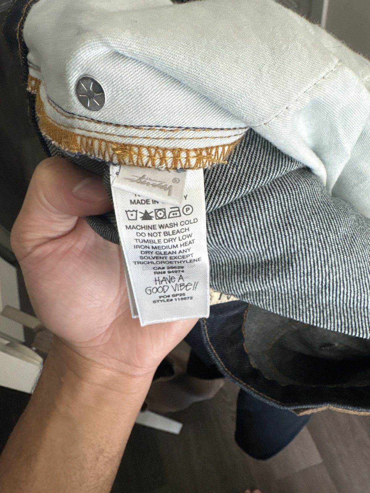 Stussy Stussy Raw Denim Size US 36 / EU 52 - 4 Thumbnail
