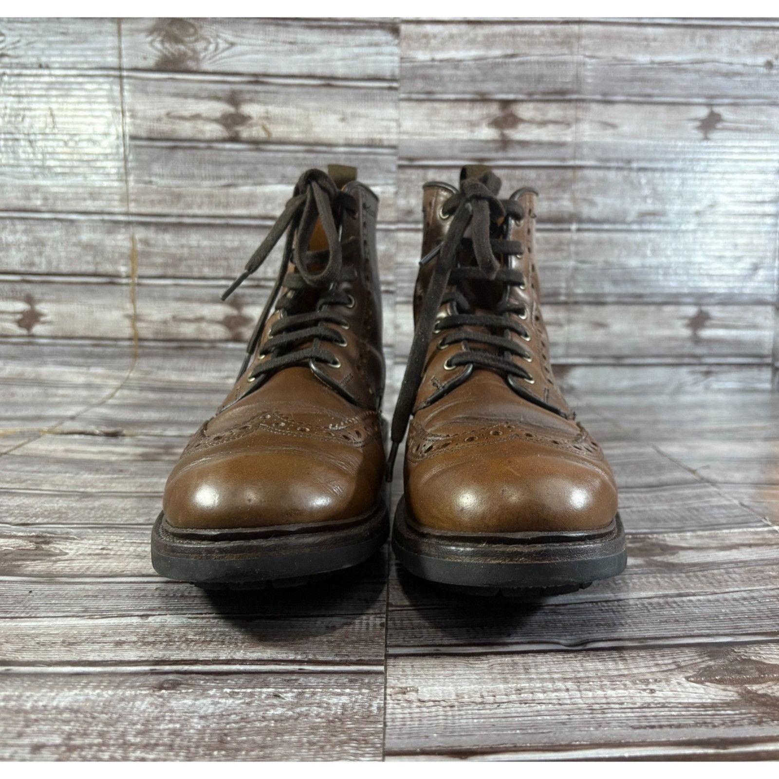 Allen Edmonds Allen Edmonds "CHAPMAN" WEATHERPROOF Wingtip Boots sz 8 D co Size US 8 / EU 41 - 2 Thumbnail