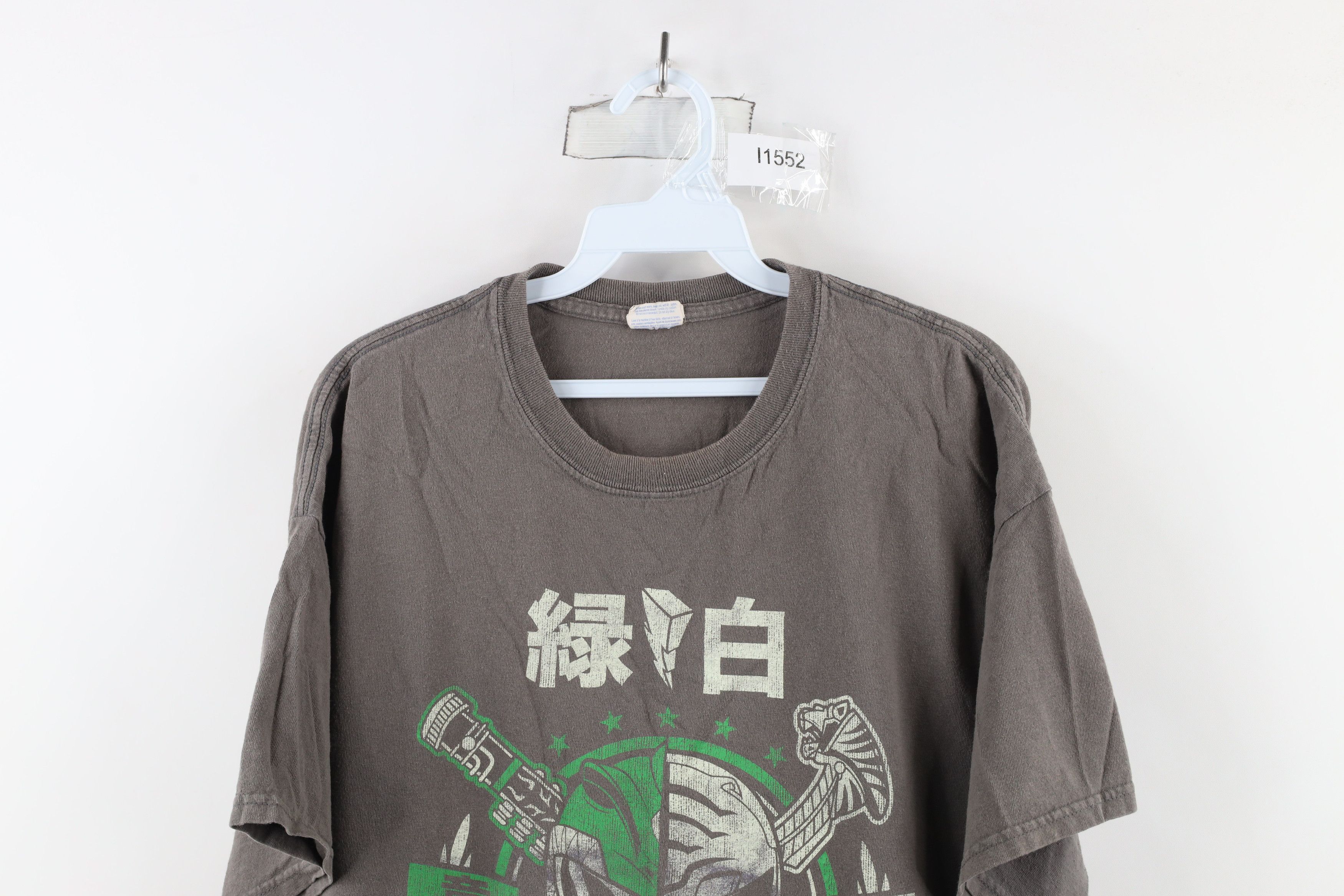 Vintage Vintage Y2K Power Rangers Short Sleeve T-Shirt Gray Cotton Size US XL / EU 56 / 4 - 2 Thumbnail