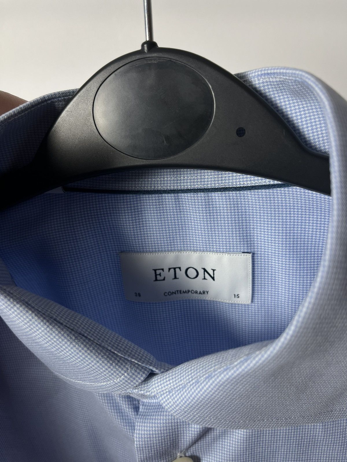 Eton Eton Blue Classic Button Up Long Sleeve Shirt Size US M / EU 48-50 / 2 - 3 Thumbnail