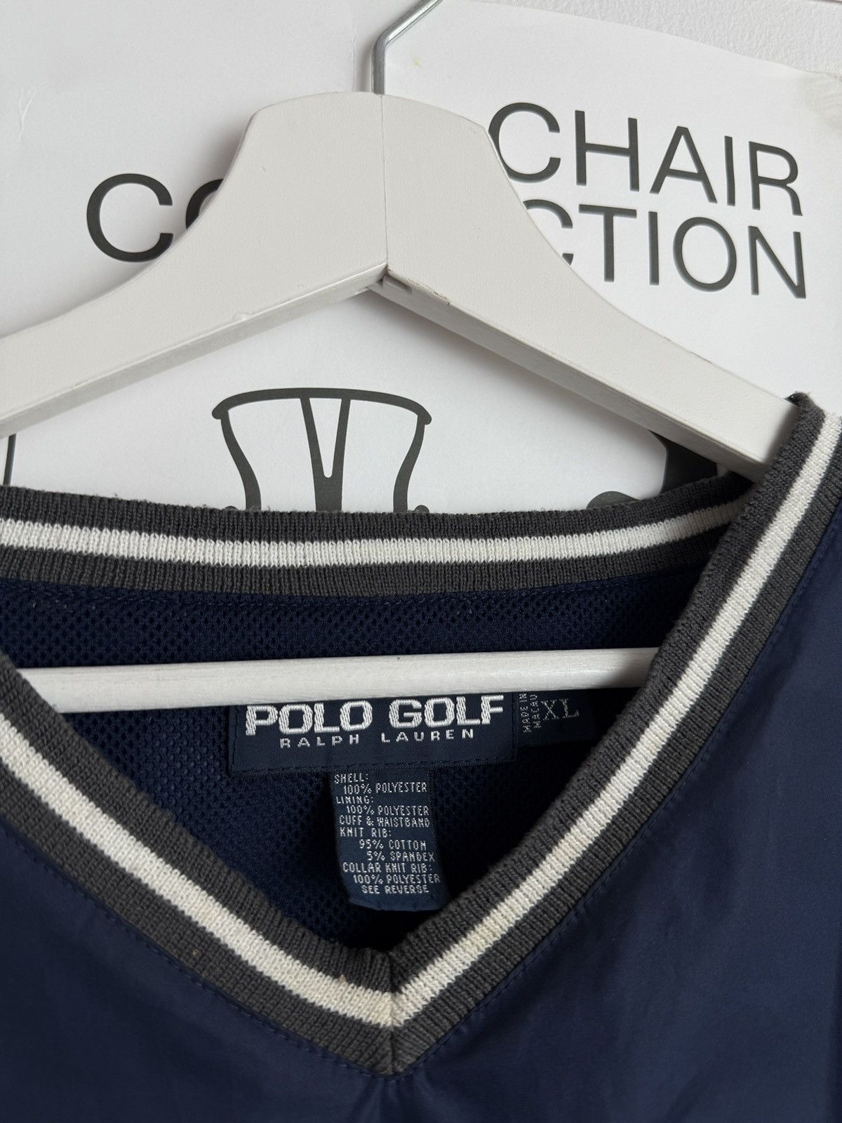 Designer × Polo Ralph Lauren × Ralph Lauren Polo Ralph Lauren golf v-neck sweatshirt XL old money baggy Size US XL / EU 56 / 4 - 3 Thumbnail