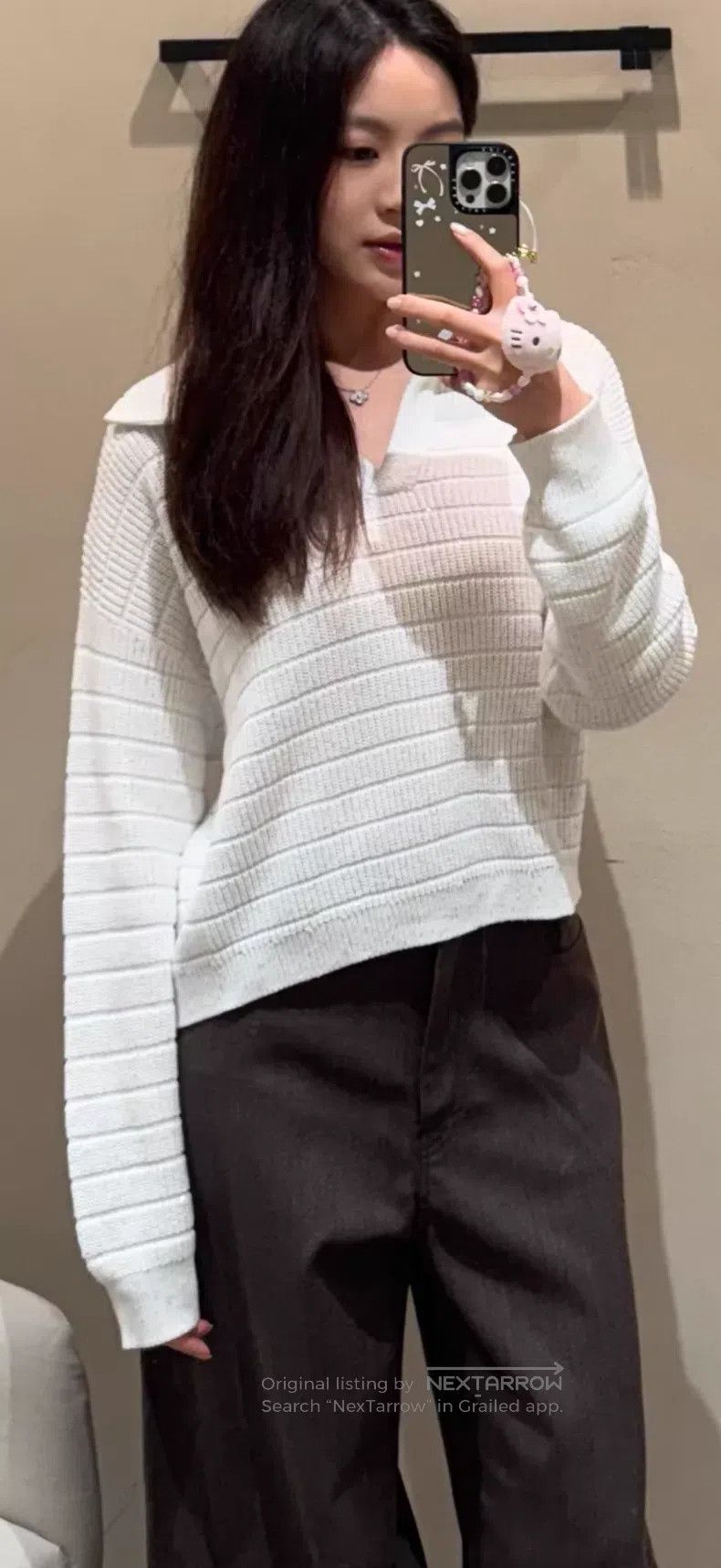 Brunello Cucinelli Brunello Cucinelli Sequined Sweater Polo Shirt Size XS / US 0-2 / IT 36-38 - 8 Thumbnail