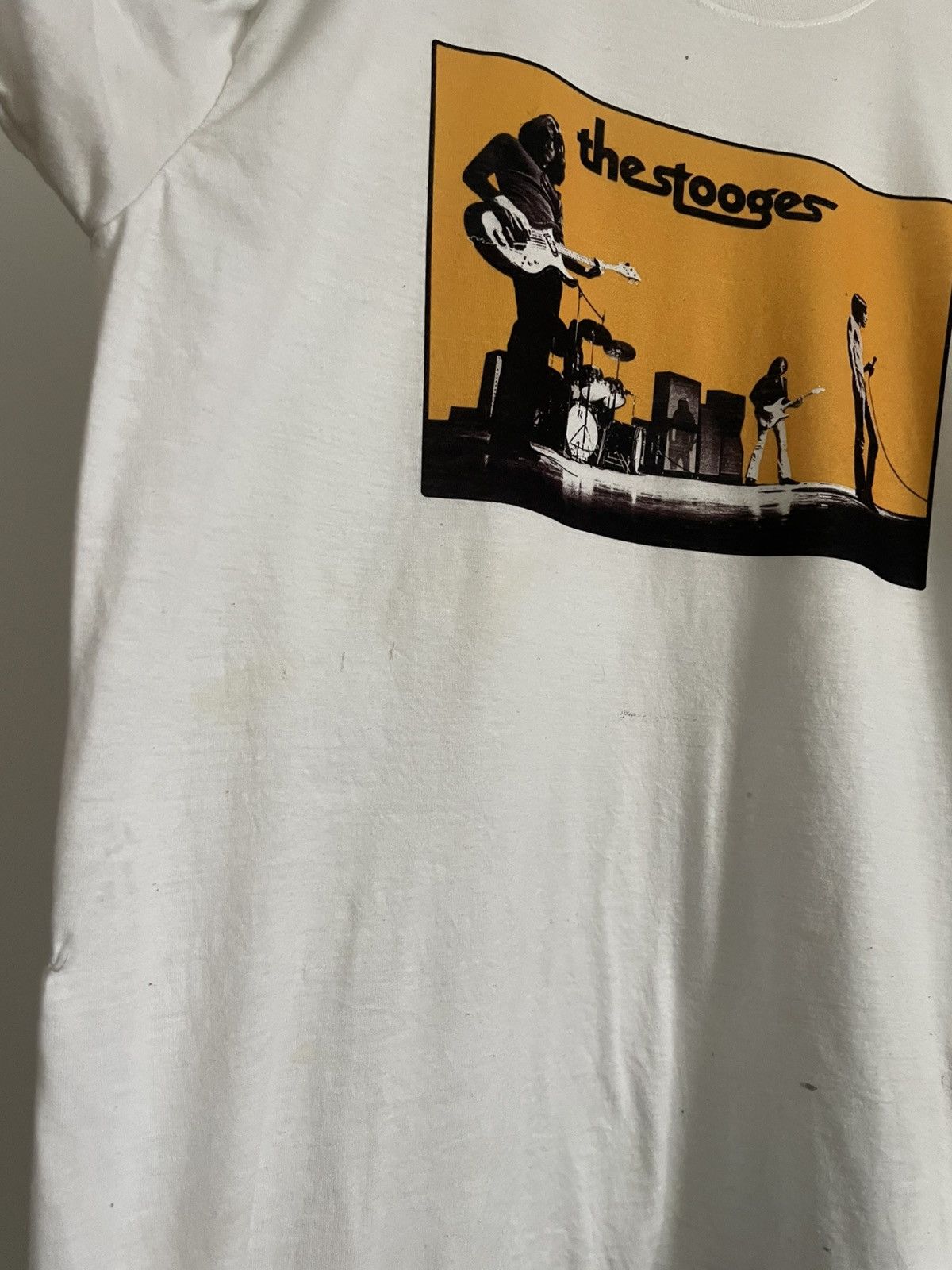 Band Tees 💥RARE💥 Vintage The Stooges 80’s "Gimme Danger" Band Tees Size US L / EU 52-54 / 3 - 13 Thumbnail