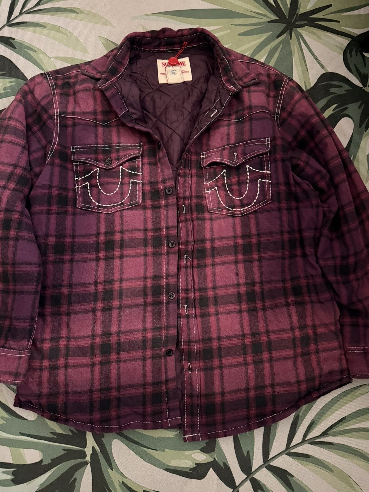 Supreme True Religion Purple | Grailed