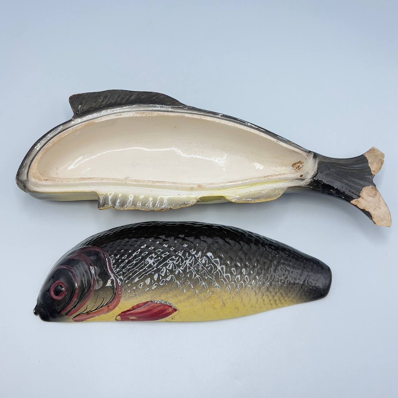 Vintage Antique Imperial KuznetsovPorcelain Herring Holder Container Size ONE SIZE - 6 Thumbnail