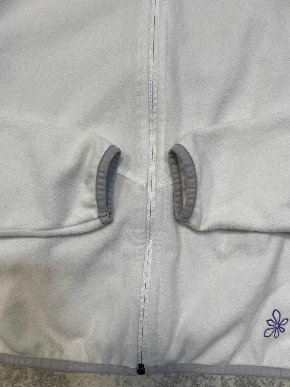 Mammut Ladies Mammut Swiss Technology White Full Zip Fleece Sweater Size XL / US 12-14 / IT 48-50 - 8 Thumbnail