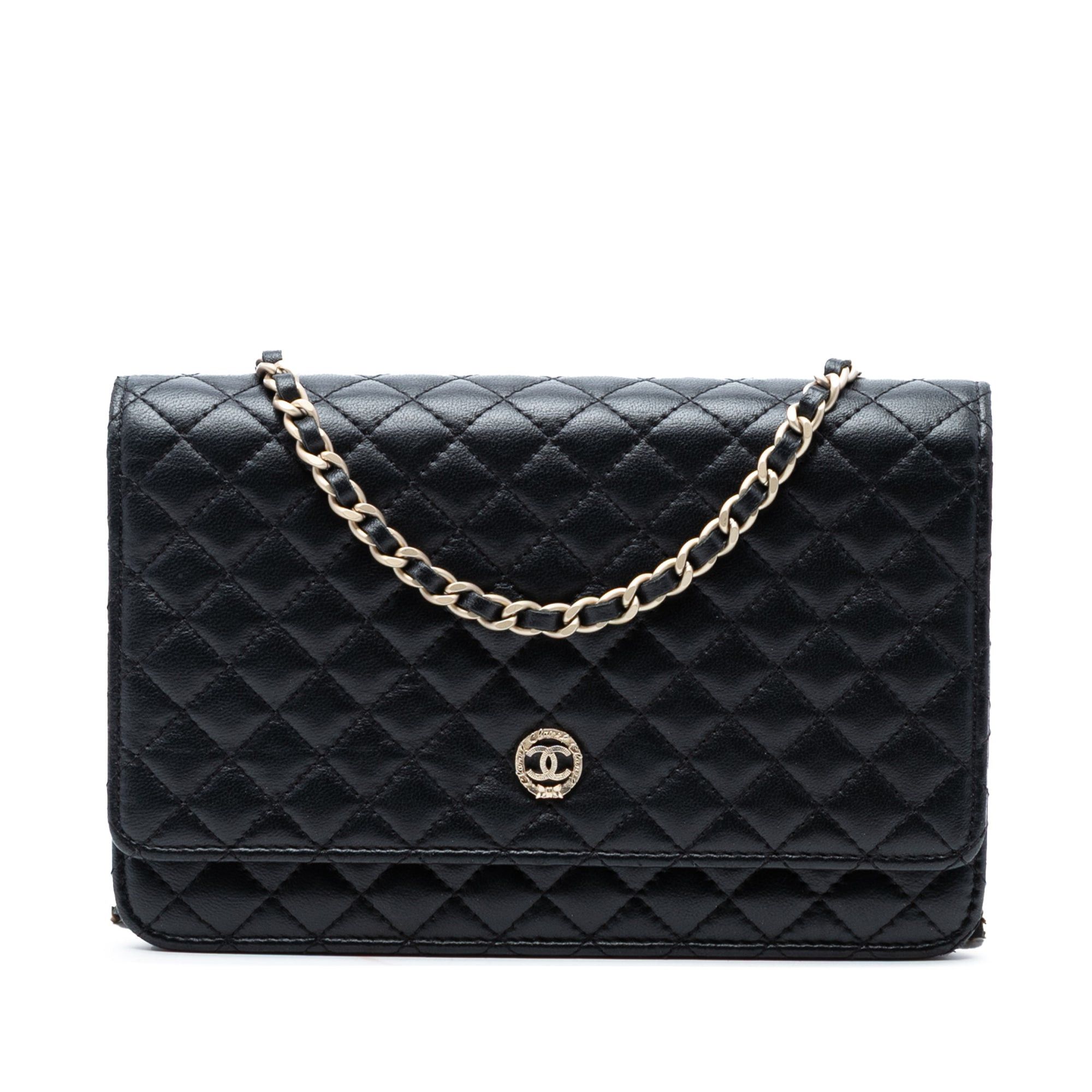 Chanel CC Microquilted Lambskin Wallet On Chain Size ONE SIZE - 1 Thumbnail