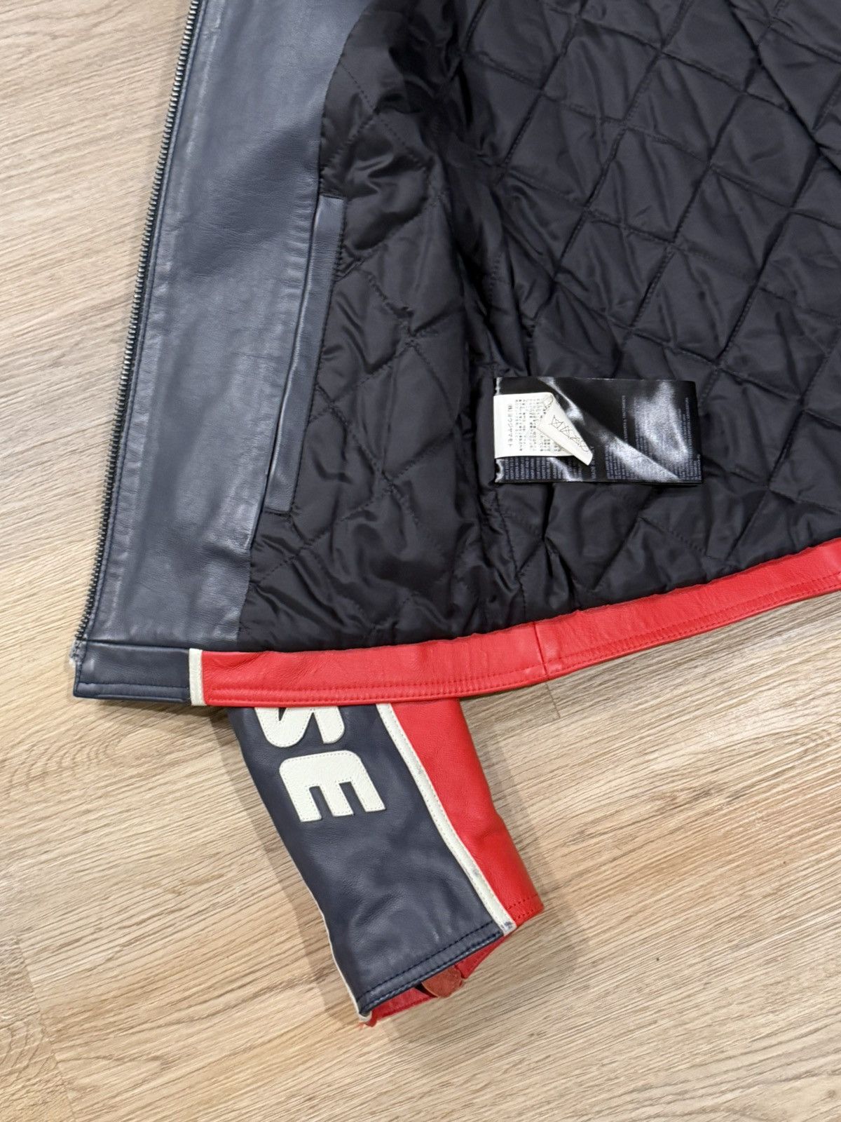 Yohji Yamamoto AW04 Y’s x Dianese Metro Moto Split Leather Racer Jckt Size US XXS / EU 40 - 13 Thumbnail