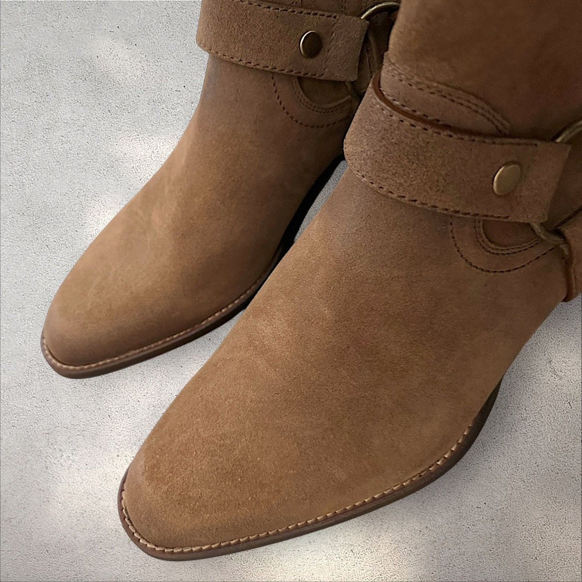 Saint Laurent Paris Saint Laurent Wyatt Harness Suede Boots Size US 7 / EU 40 - 4 Thumbnail