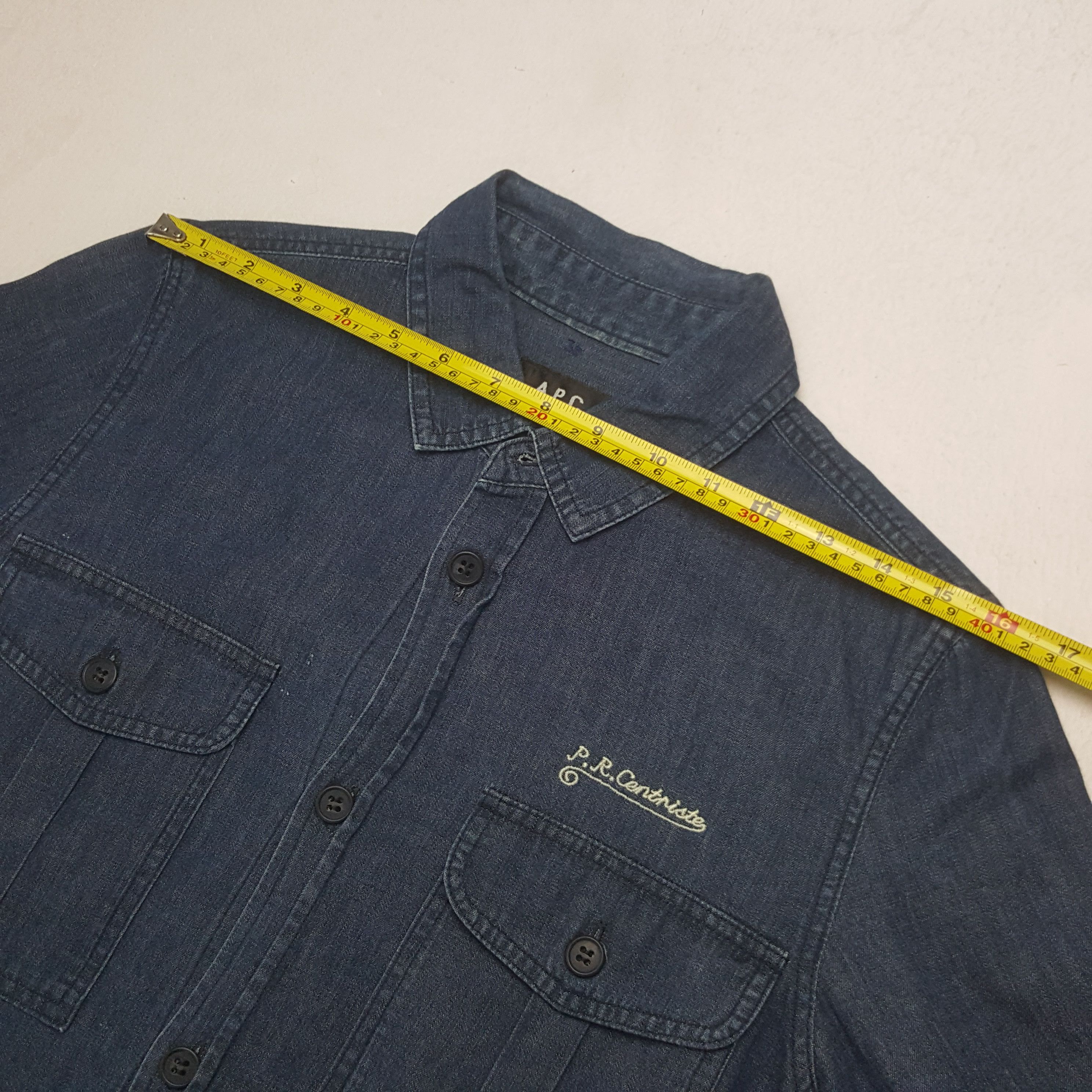 A.P.C. Vintage APC P.R. Centriste Button Up Shirt Size US XS / EU 42 / 0 - 5 Thumbnail