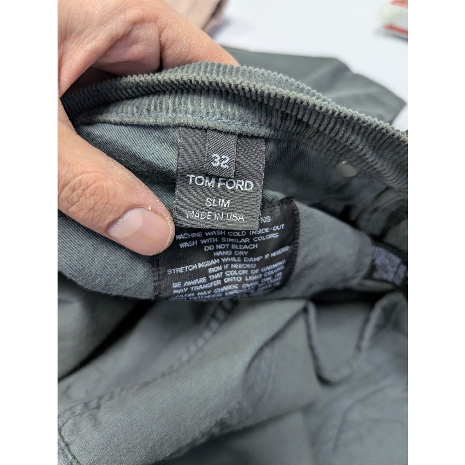 Tom Ford o1rshd1 Slim Jeans in khaki Green Size US 32 / EU 48 - 17 Thumbnail