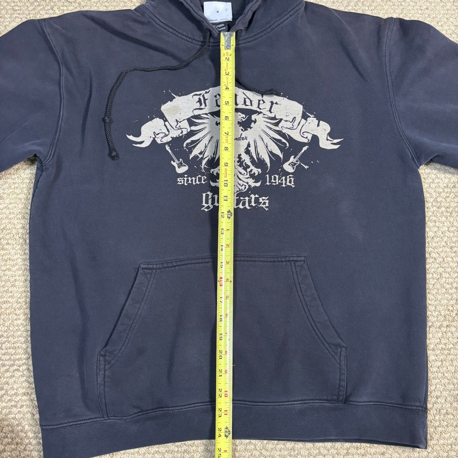 Fender Vintage y2k 2000s Fender Guitars Hoodie Large affliction Size US L / EU 52-54 / 3 - 8 Thumbnail