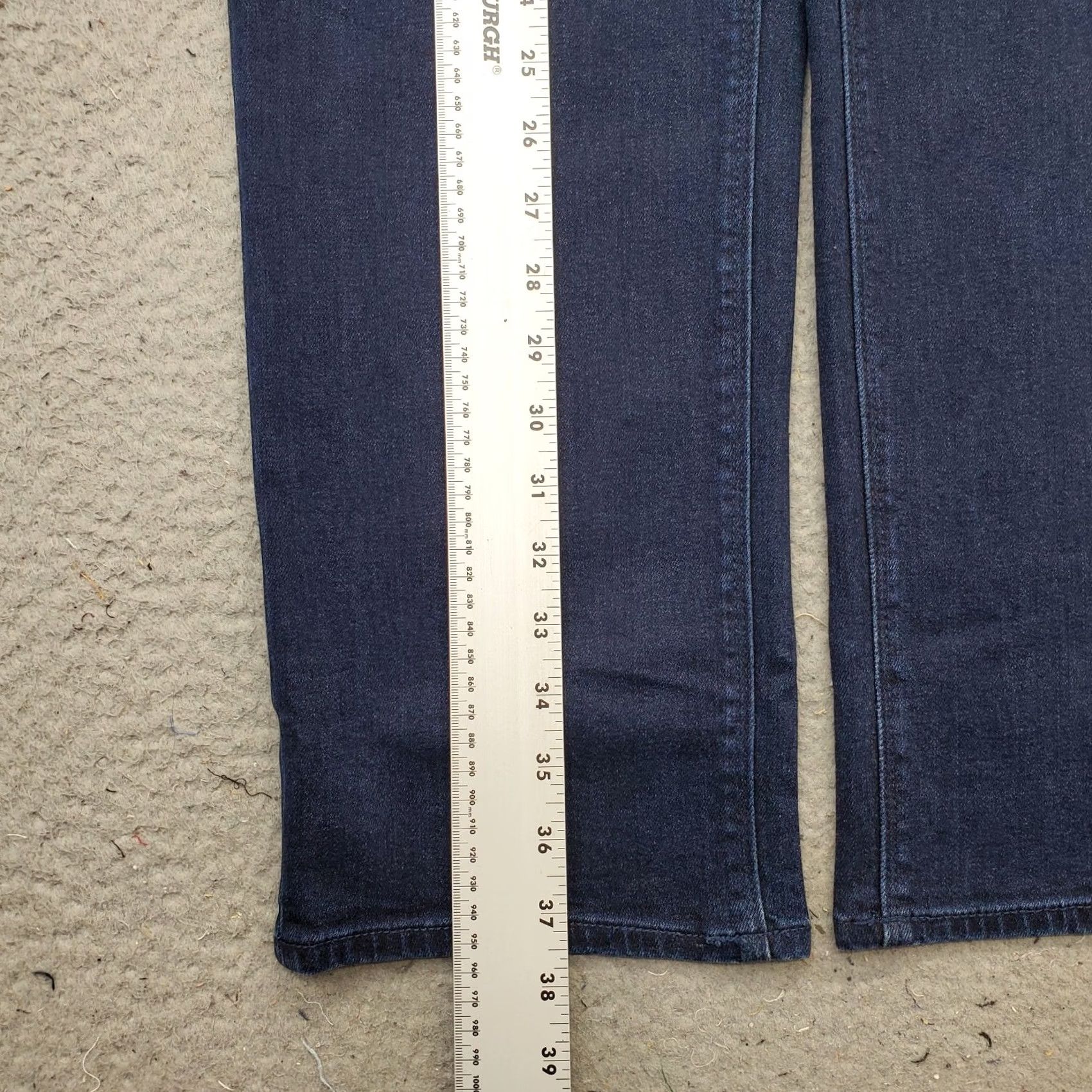 Hudson Hudson Jeans Womens Size 8 Blue Denim Dark Wash Stretch Straight Leg Streetwear Size 30" / US 8 / IT 44 - 4 Thumbnail