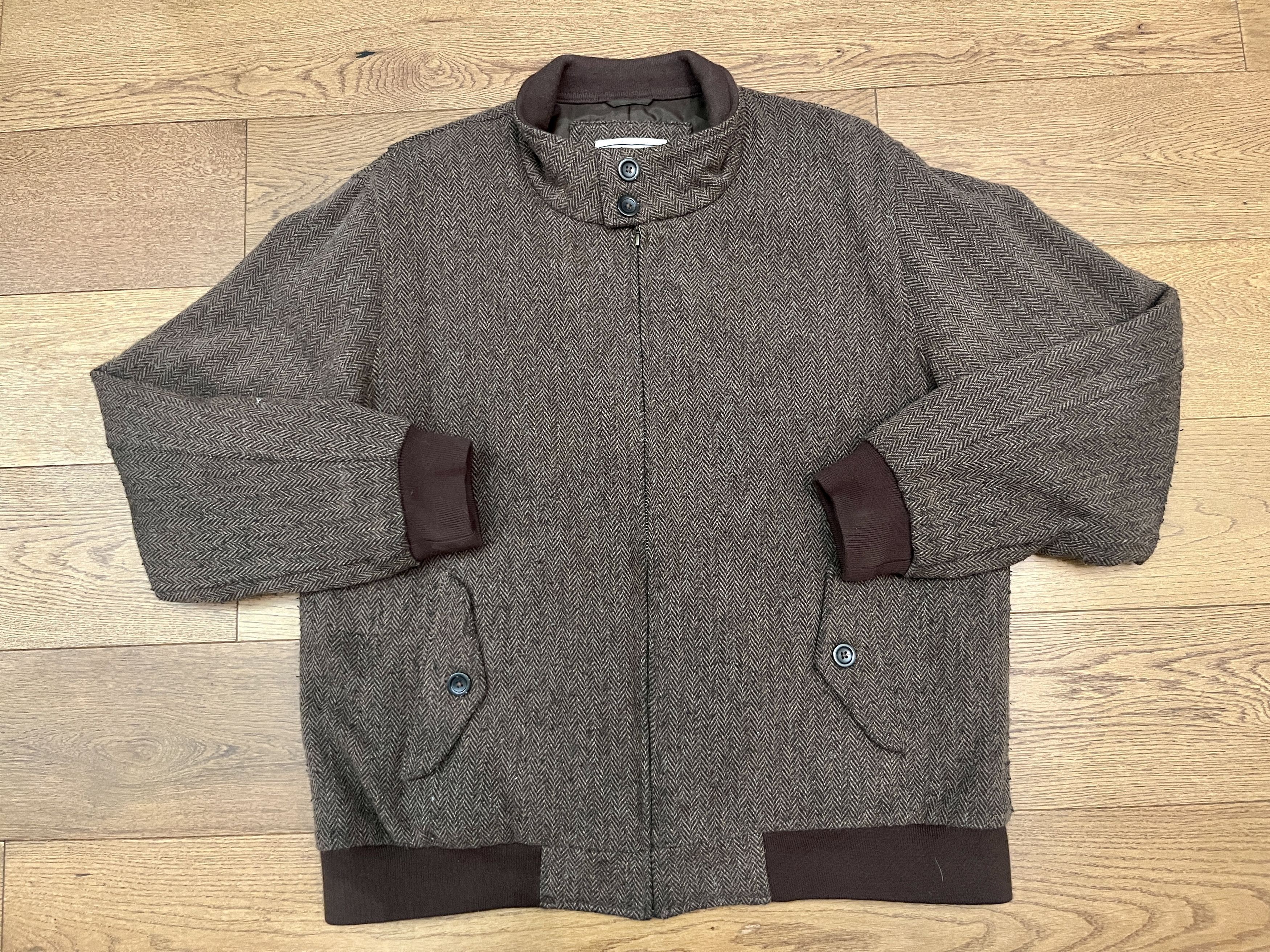 Vintage Vintage L.L. Bean Herringbone Bomber Jacket Large Size US L / EU 52-54 / 3 - 1 Thumbnail