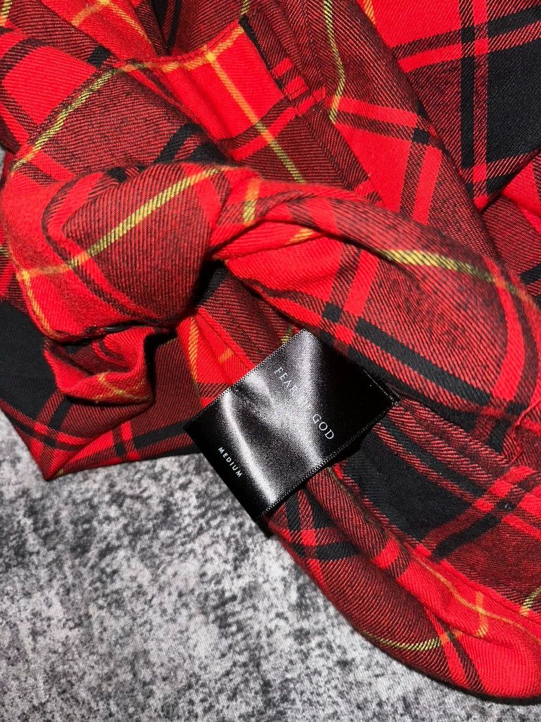 Fear of God Fear of God Black and red side zipper shoulder shirt Size US M / EU 48-50 / 2 - 4 Thumbnail