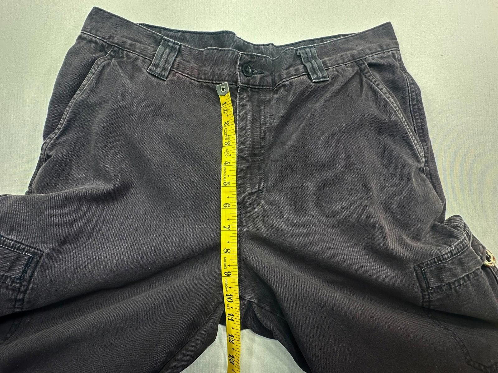 L.L. Bean LL Bean Flat Front Straight Leg Cargo Pants Gray 34/30 Size US 34 / EU 50 - 4 Thumbnail