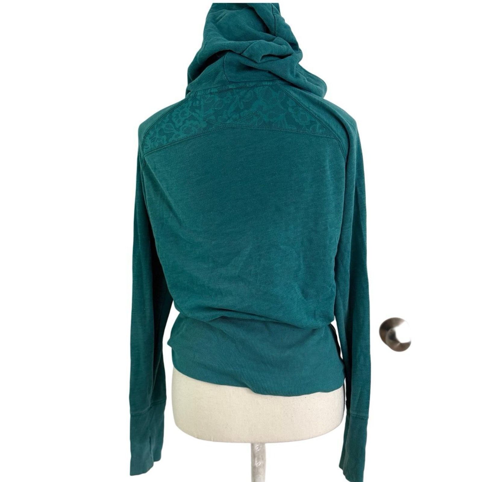 American Eagle Outfitters 2000s Teal Blue American Eagle Zip Super Comfy Hoodie Size M Size M / US 6-8 / IT 42-44 - 2 Thumbnail