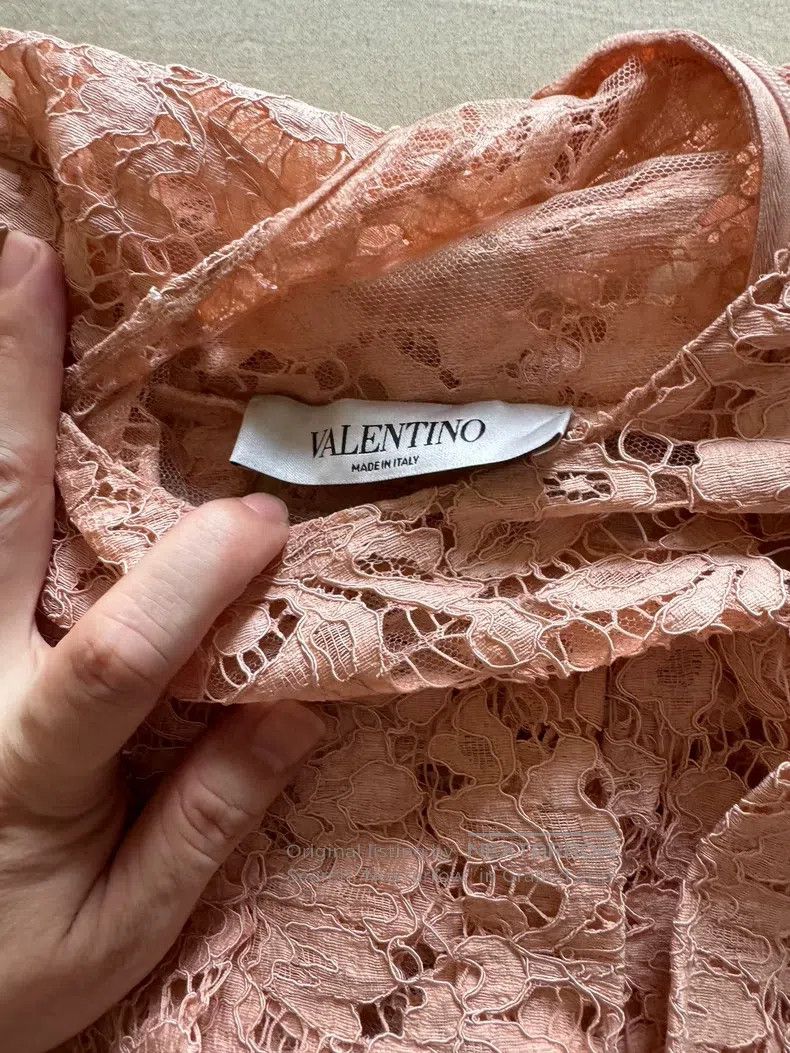 Valentino Valentino Nude pink lace top Size S / US 4 / IT 40 - 4 Thumbnail
