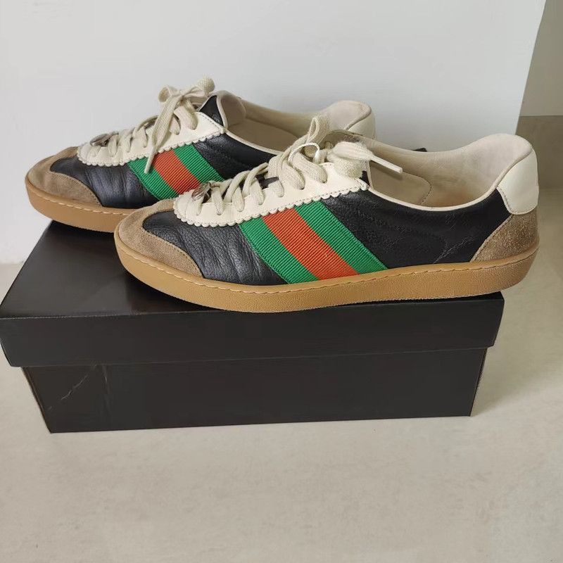 Gucci Gucci G74 Color-Block Casual Sneakers - Size US 8 / EU 41 - 1 Thumbnail