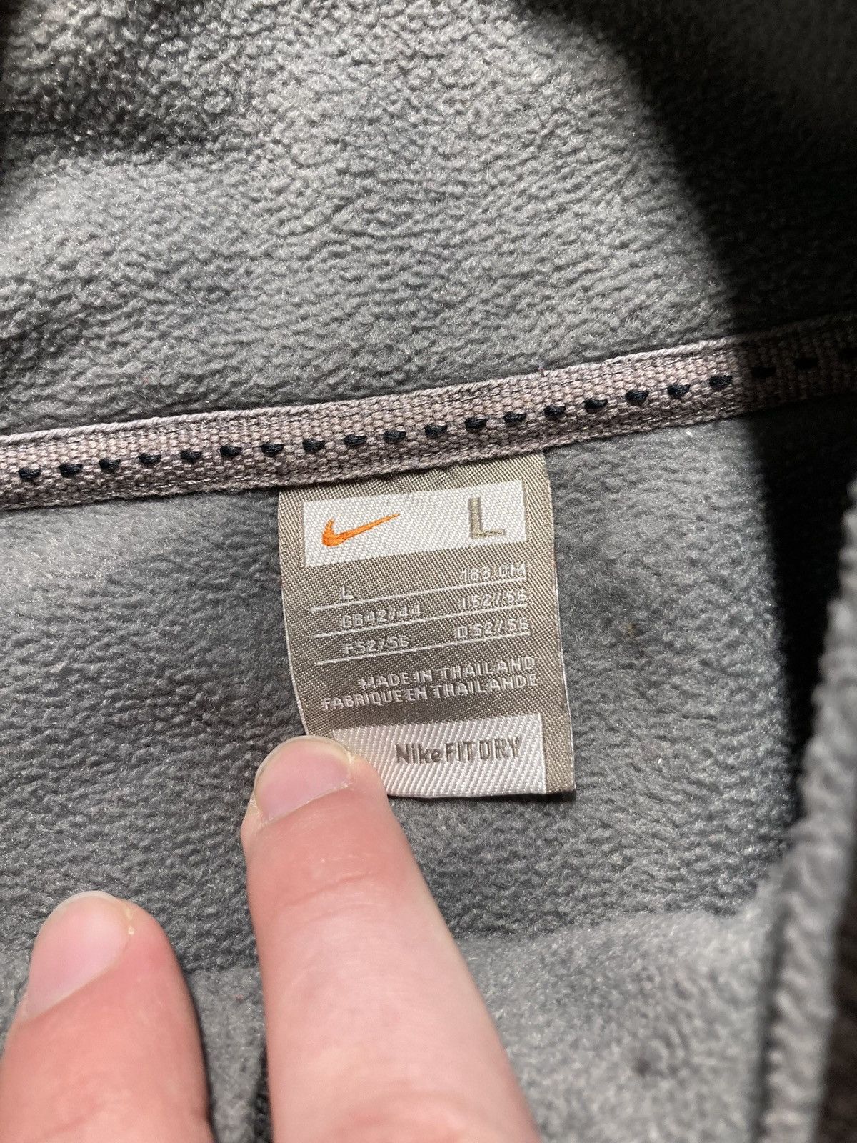 Nike × Vintage ⛩️Nike 1/3zip custom fleece vintage y2k big logo neotrible ⛩️ Size US L / EU 52-54 / 3 - 5 Thumbnail