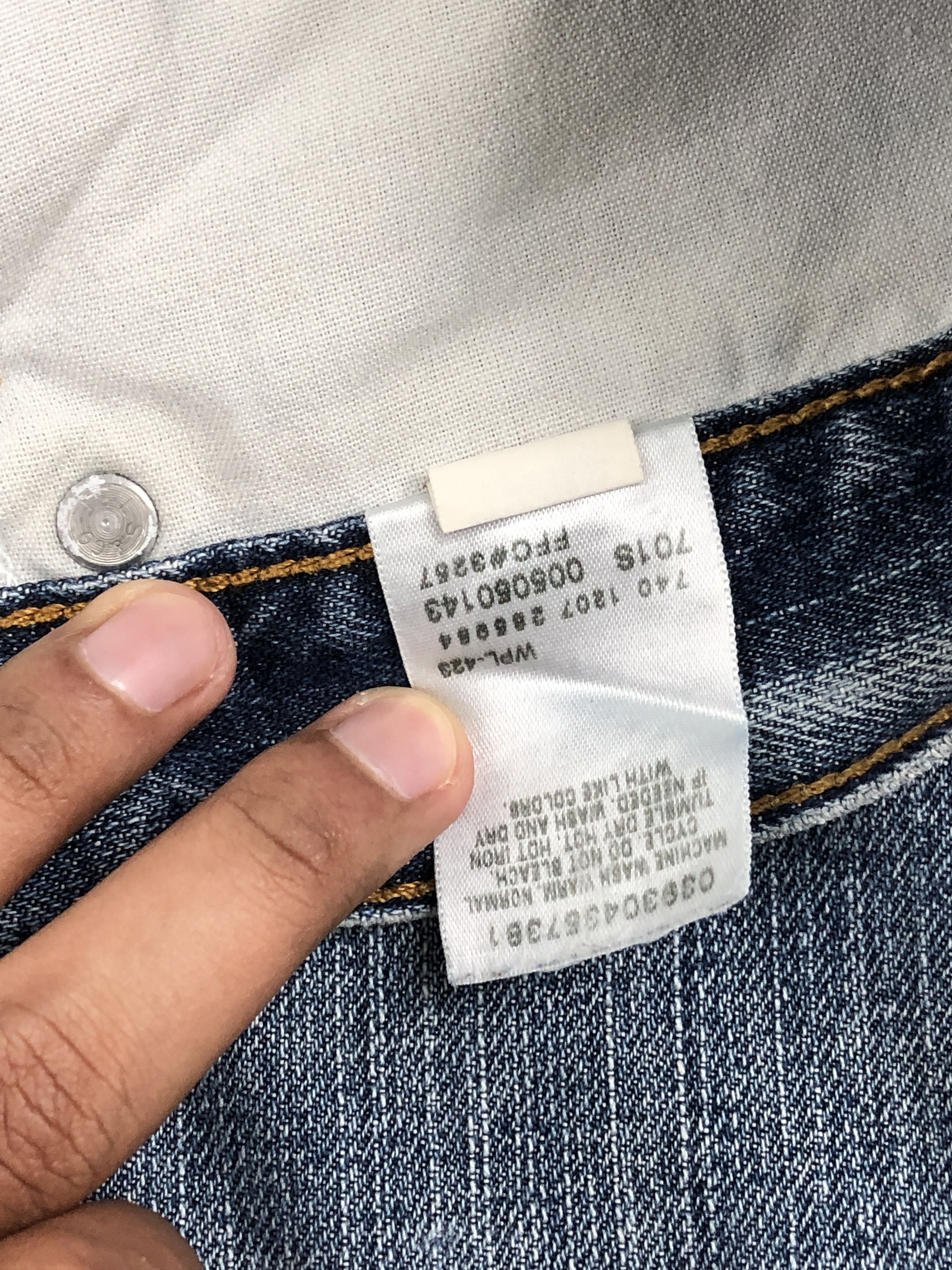 Levi's Vintage Distressed Levis 505 Blue Denim Jeans DP2529 Size US 32 / EU 48 - 8 Thumbnail