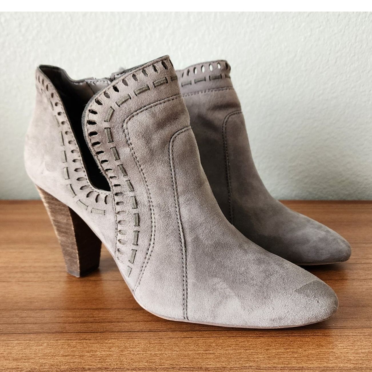 Vince Camuto Vince Camuto Reeista Minimalist Style Cutout Ankle Booties Grailed