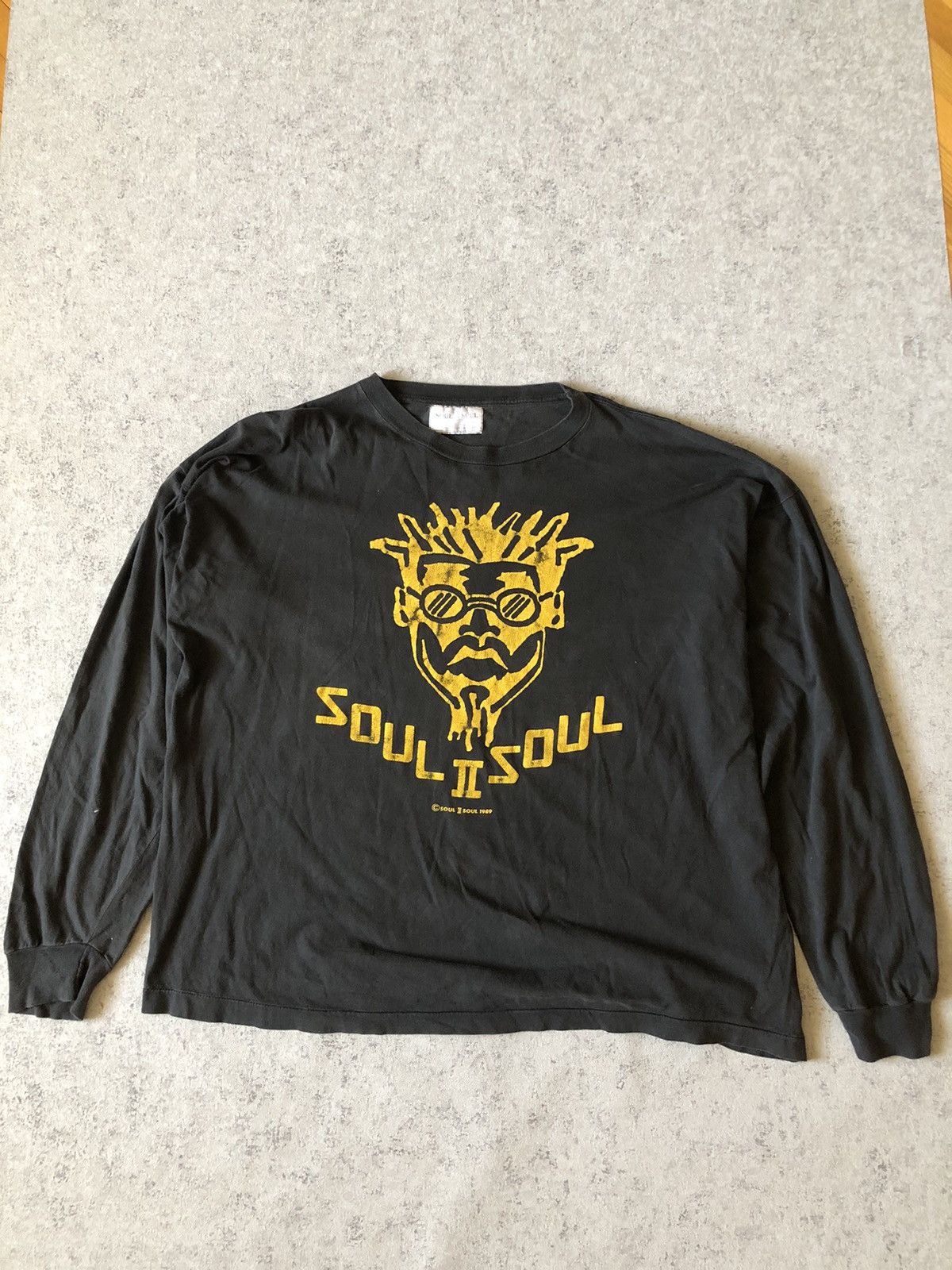 VINTAGE SOUL II SOUL JAZZIE B SINGLE STITCH LONG SLEEVE