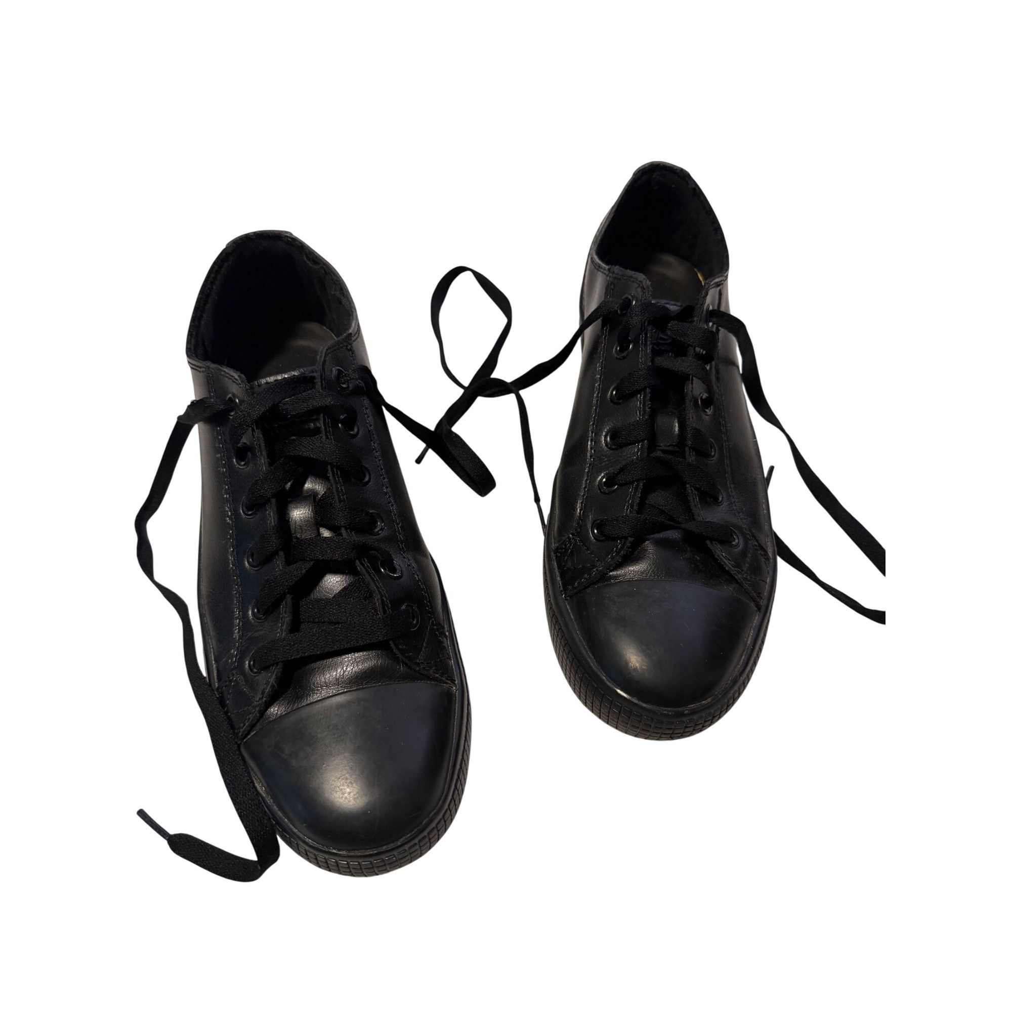 Other TredSafe Black Slip-Resistant Mens Lace-Up Work Shoes Size 1 Size US 10 / EU 43 - 1 Thumbnail