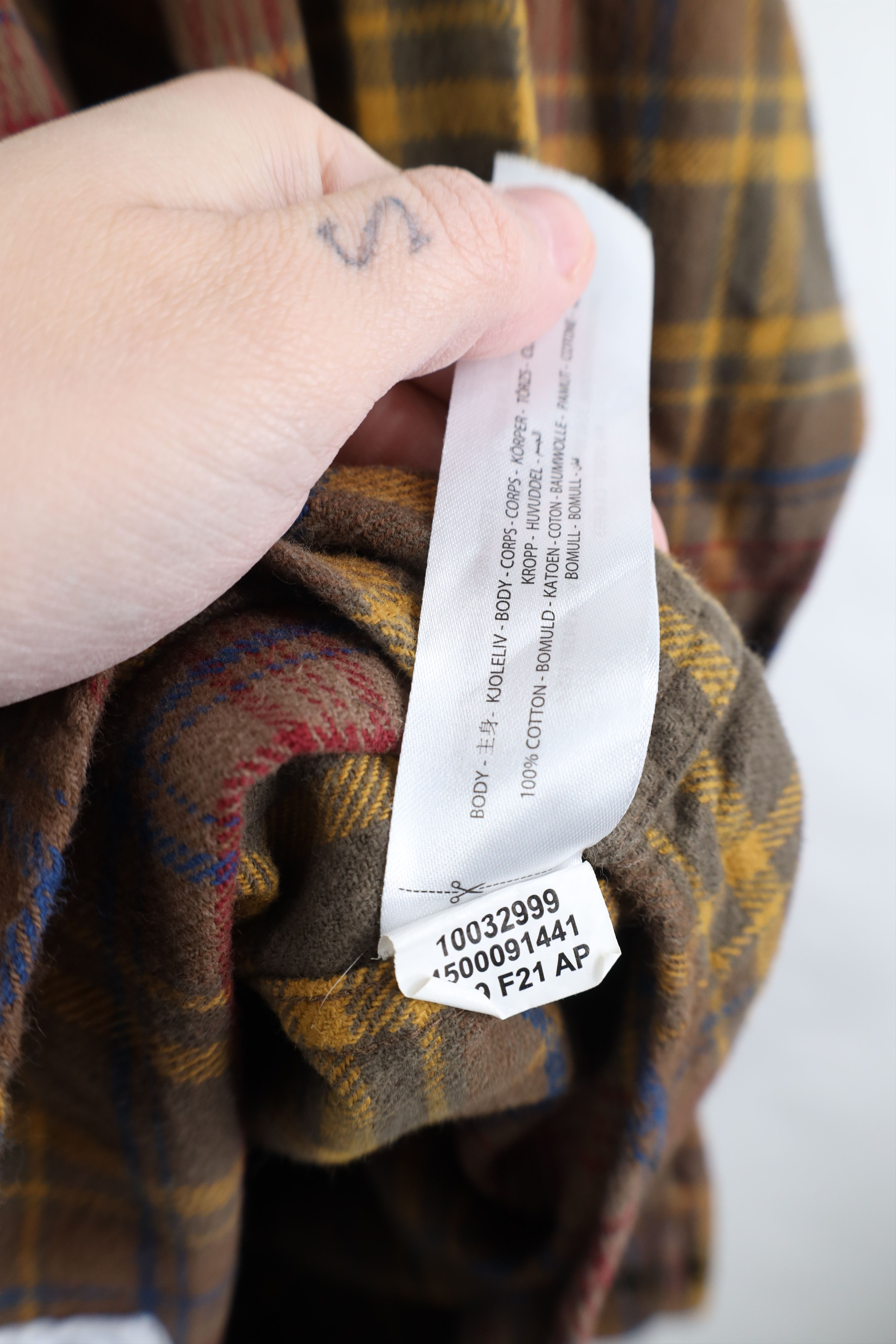 Ariat Ariat Rebar Heavyweight Flannel Collared Button Shirt Plaid Size US S / EU 44-46 / 1 - 10 Thumbnail