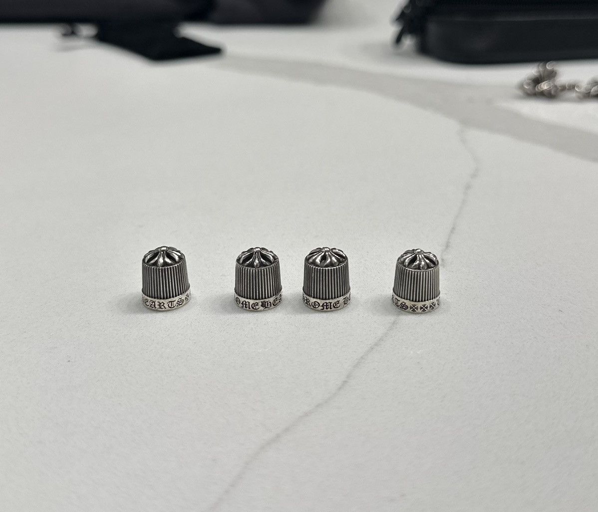 Chrome Hearts 🔥Chrome Hearts Car Silver Valve Cap🔥 Size ONE SIZE - 1 Thumbnail