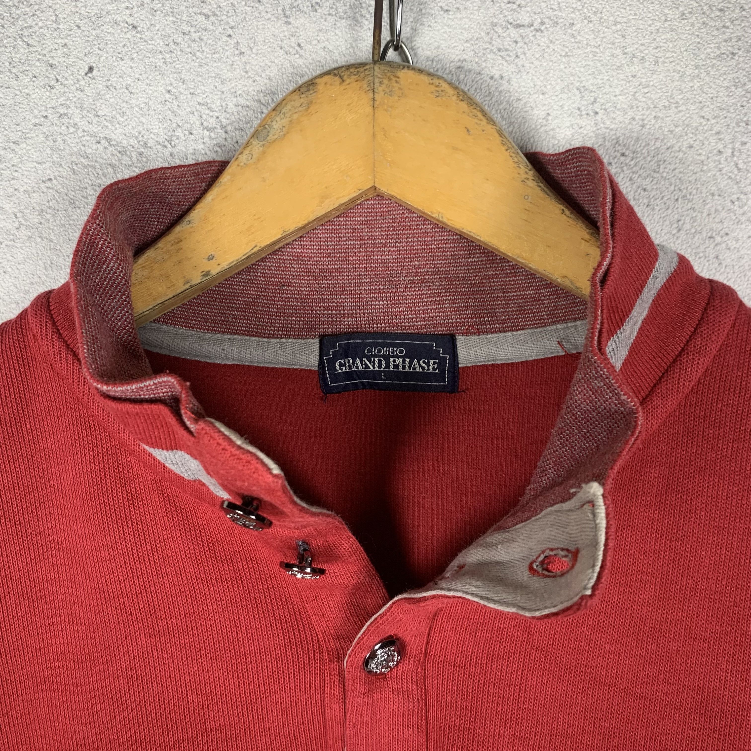 Vintage Vintage Grand Phase Ciqueto Half Button Sweatshirt Size US M / EU 48-50 / 2 - 4 Thumbnail