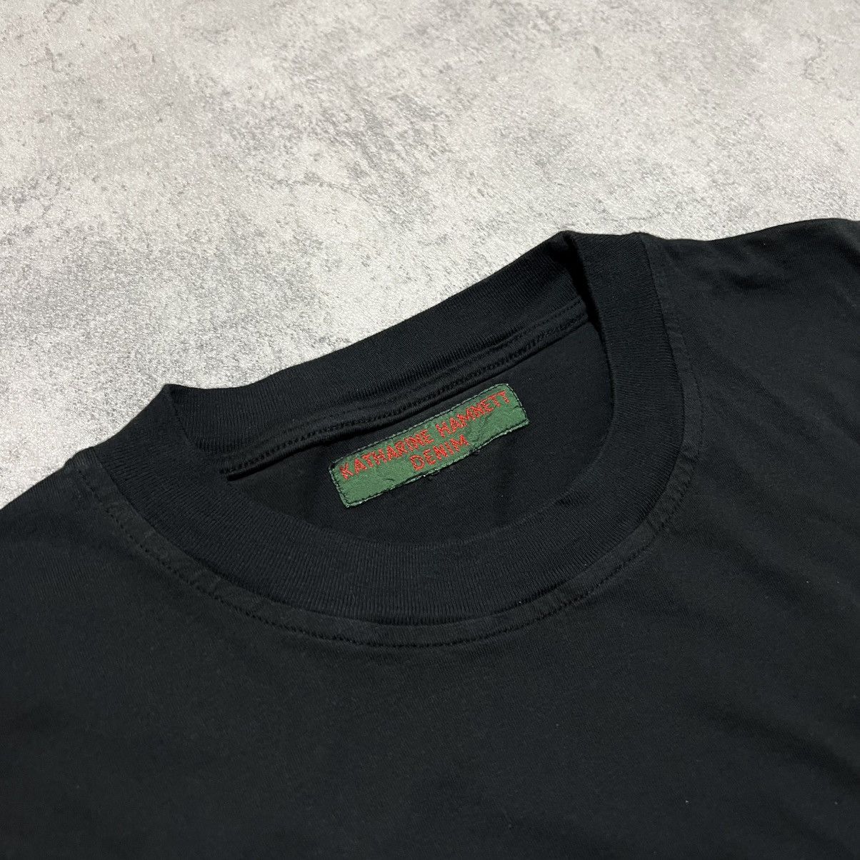 Katharine Hamnett London Katharine Hamnett SS97 Logo T-Shirt Size US L / EU 52-54 / 3 - 4 Thumbnail
