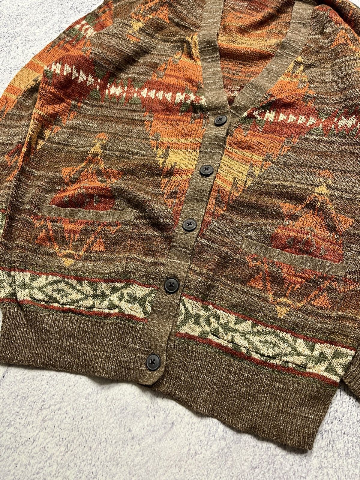 Denim & Supply Ralph Lauren × Polo Ralph Lauren × Ralph Lauren Ralph Lauren Denim and Supply Aztec Southwest Knit Cardigan Size S / US 4 / IT 40 - 6 Thumbnail